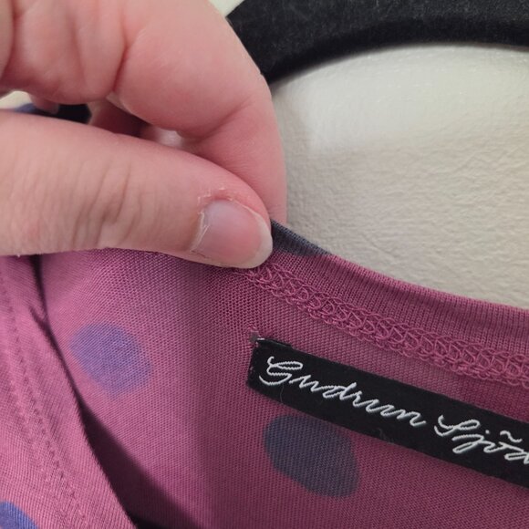 GUDRUN SJODEN Polka Dot Long Sleeve Top - Picture 4 of 5